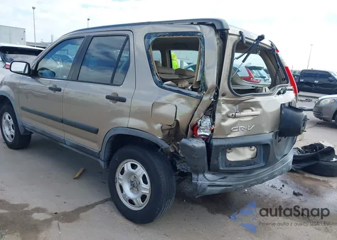 2005 Honda Cr-V Lx из США, поврежденный, VIN JHLRD68555C002897